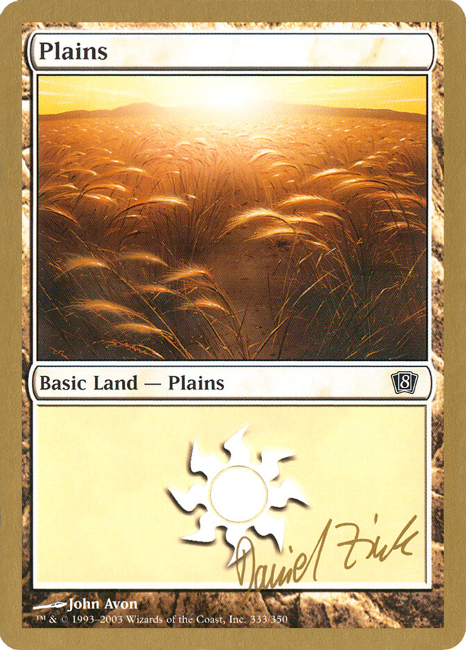 Plains card front