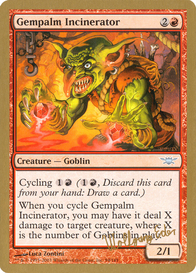 Gempalm Incinerator card front