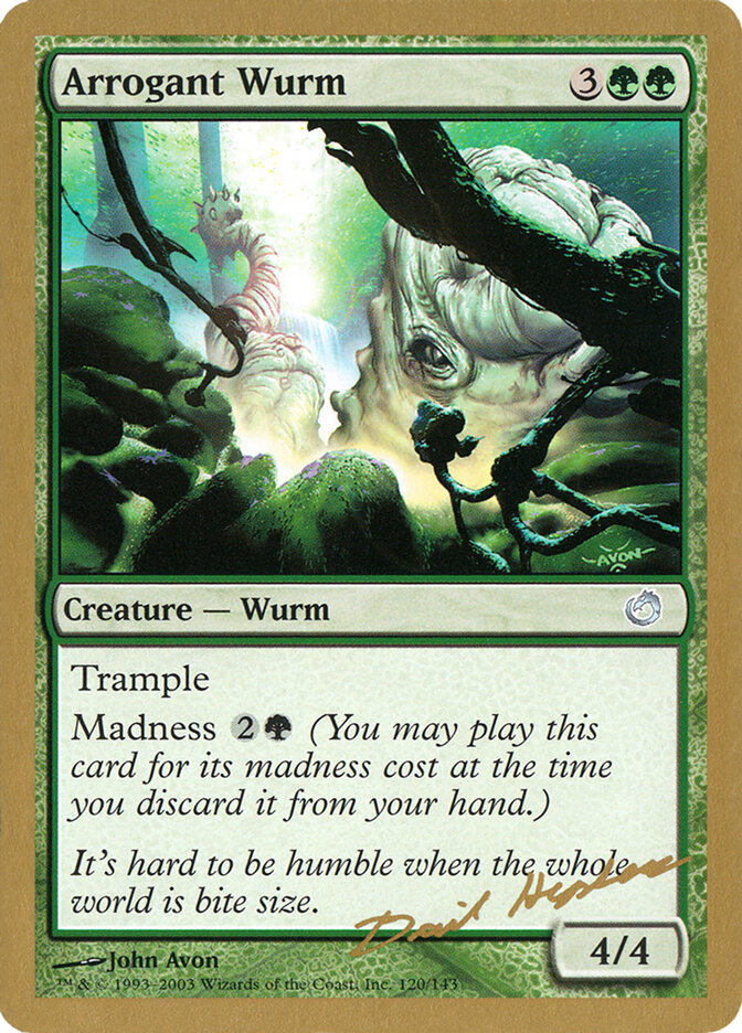 Arrogant Wurm card front