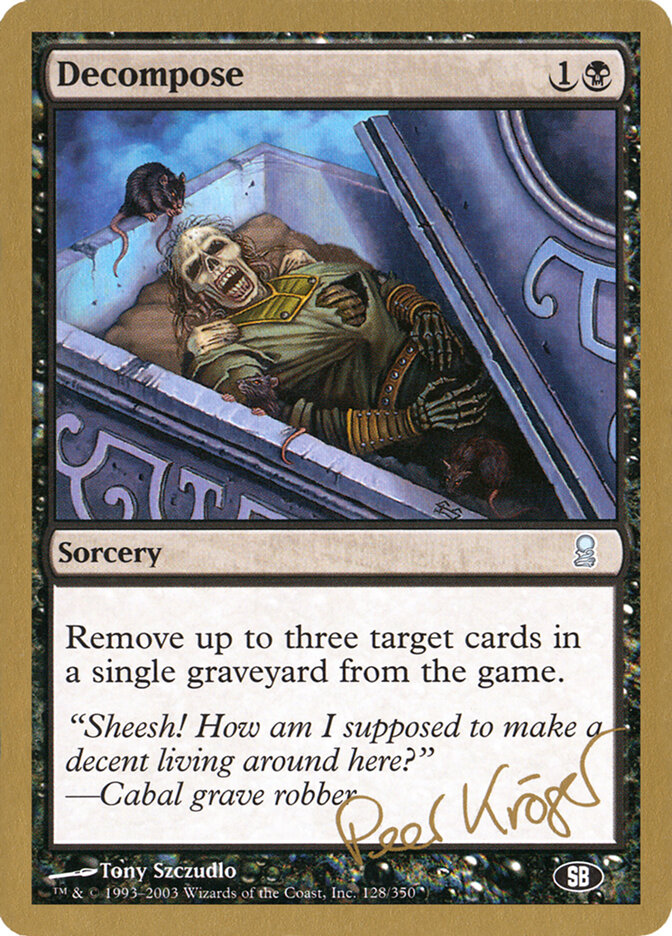 Decompose card front