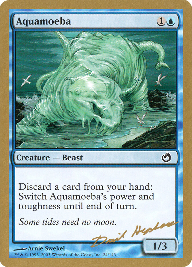 Aquamoeba card front