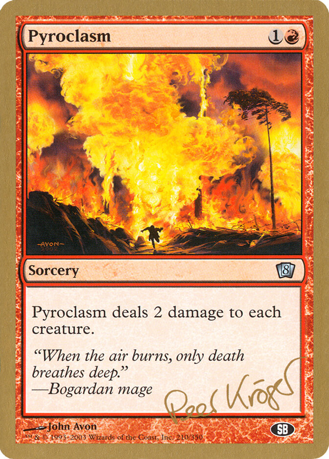 Pyroclasm card front