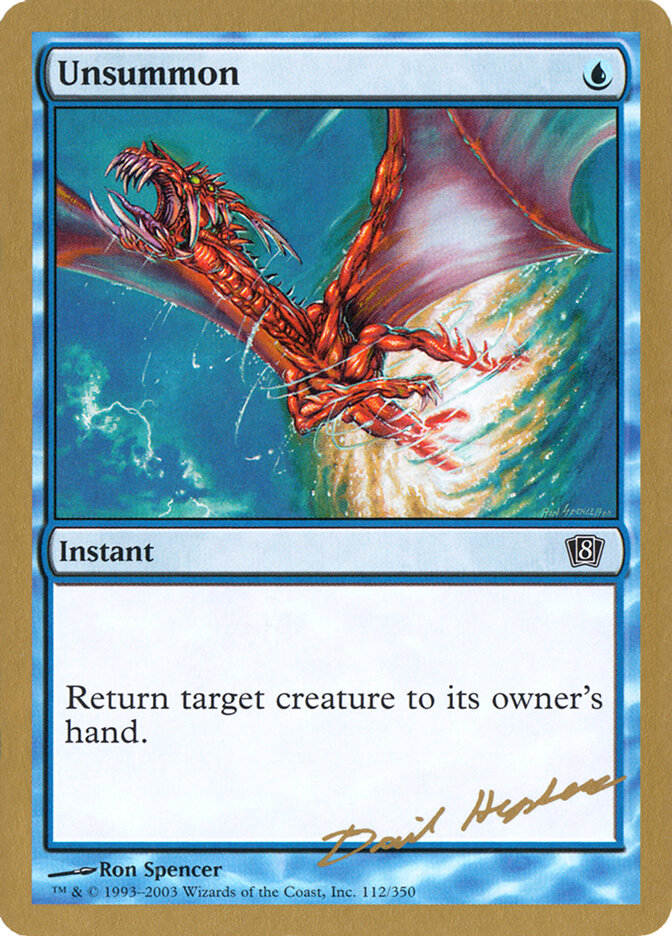 Unsummon card front