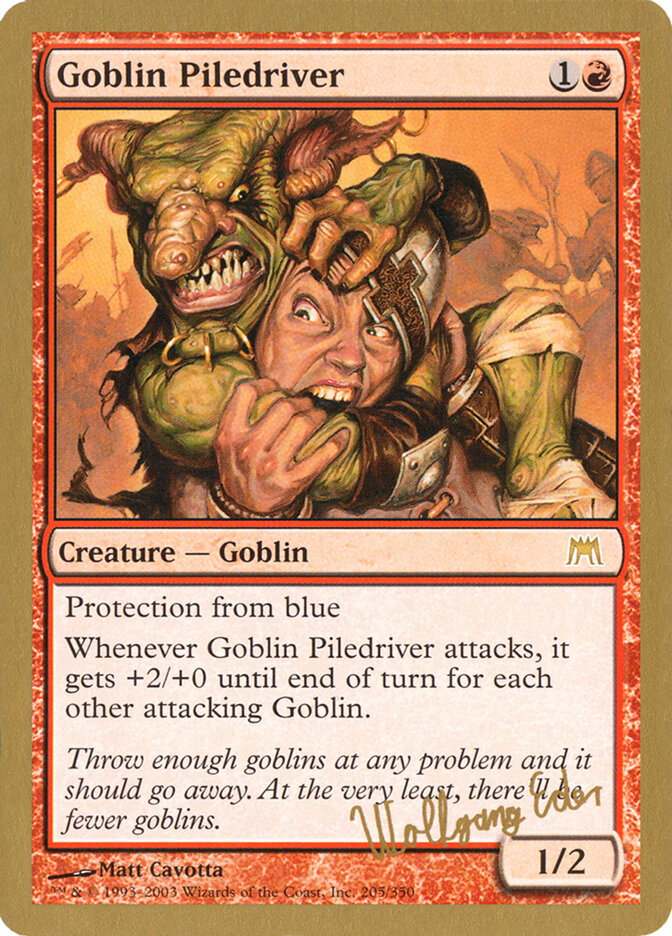 Goblin Piledriver card front