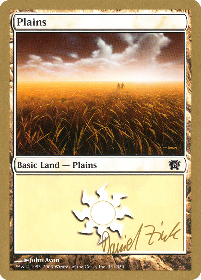 Plains card front