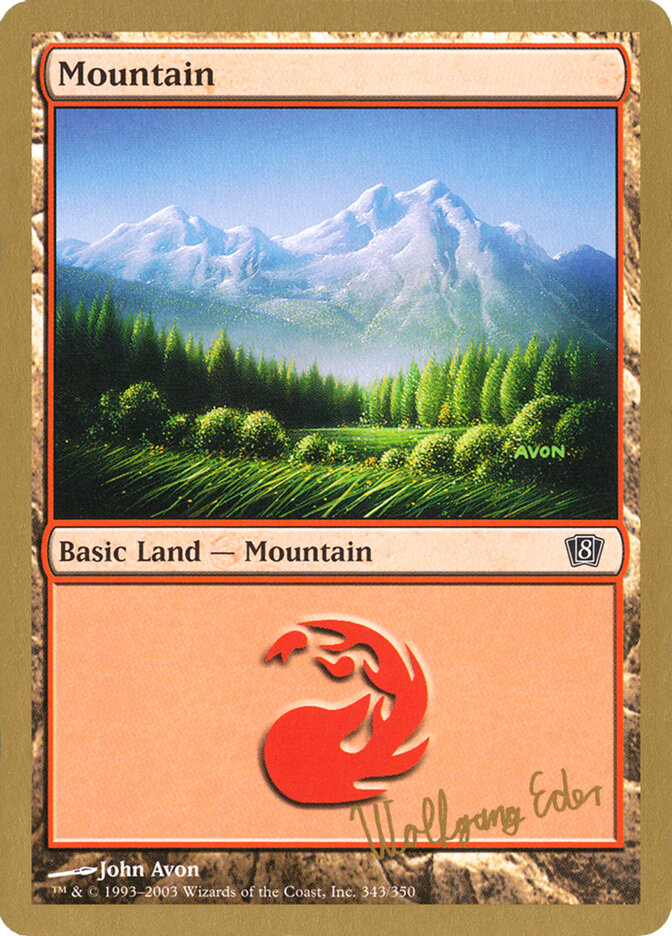 Mountain card front