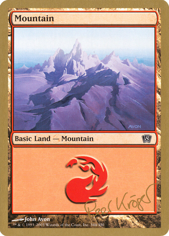 Mountain card front