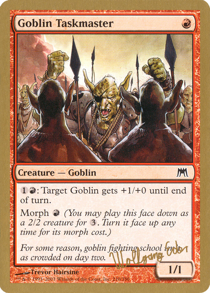 Goblin Taskmaster card front
