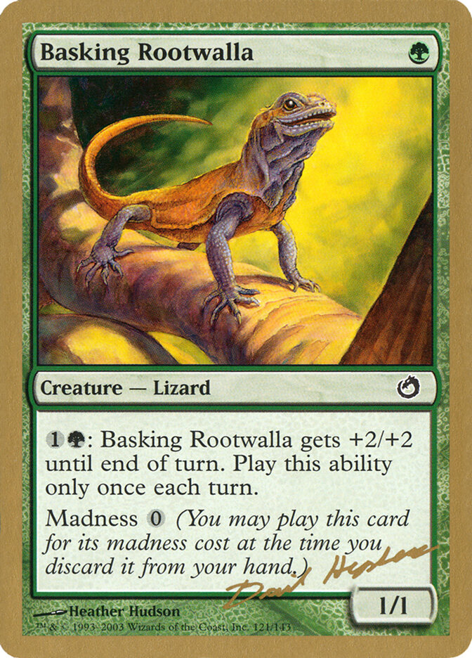 Basking Rootwalla card front