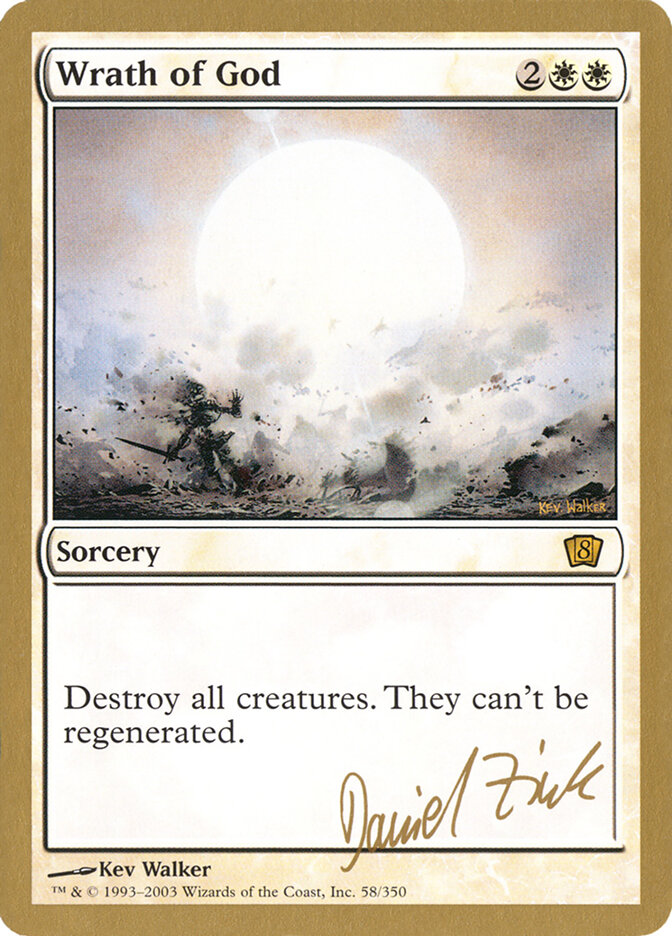 Wrath of God card front