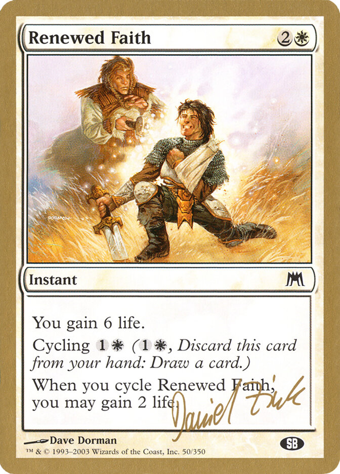 Renewed Faith card front