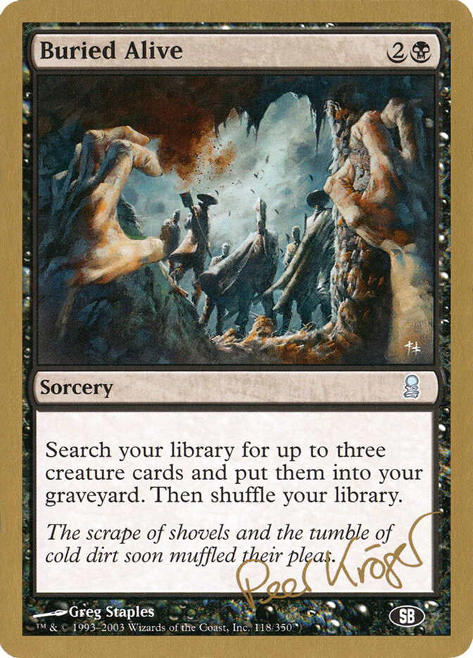 Buried Alive card front