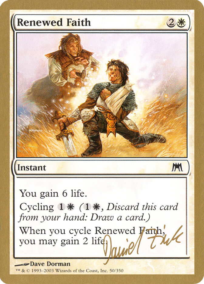 Renewed Faith card front
