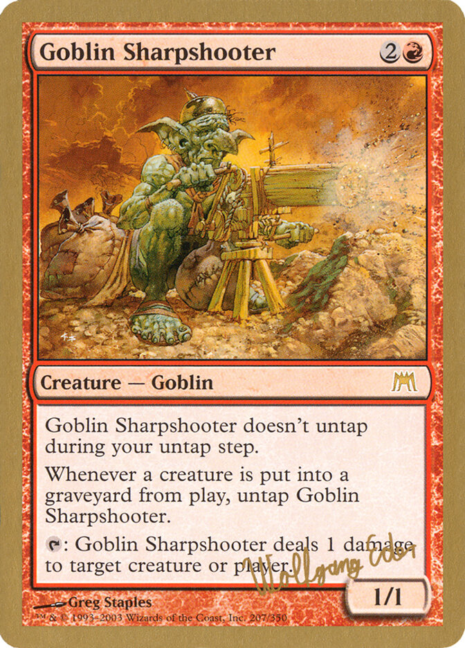 Goblin Sharpshooter card front
