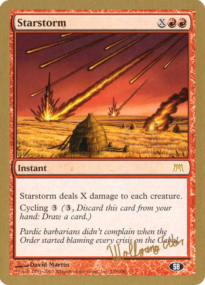 Starstorm card front