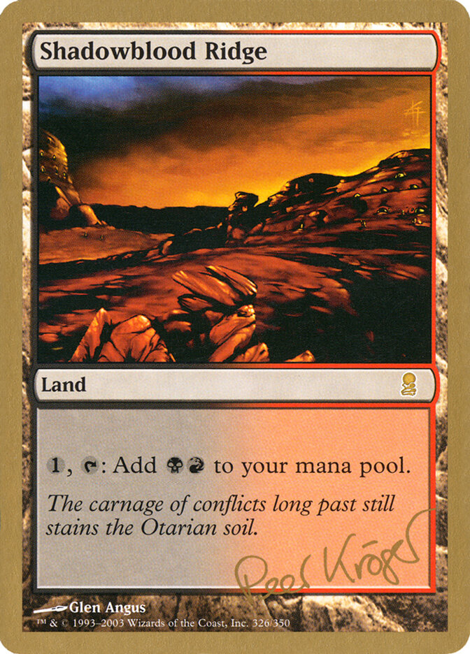 Shadowblood Ridge card front