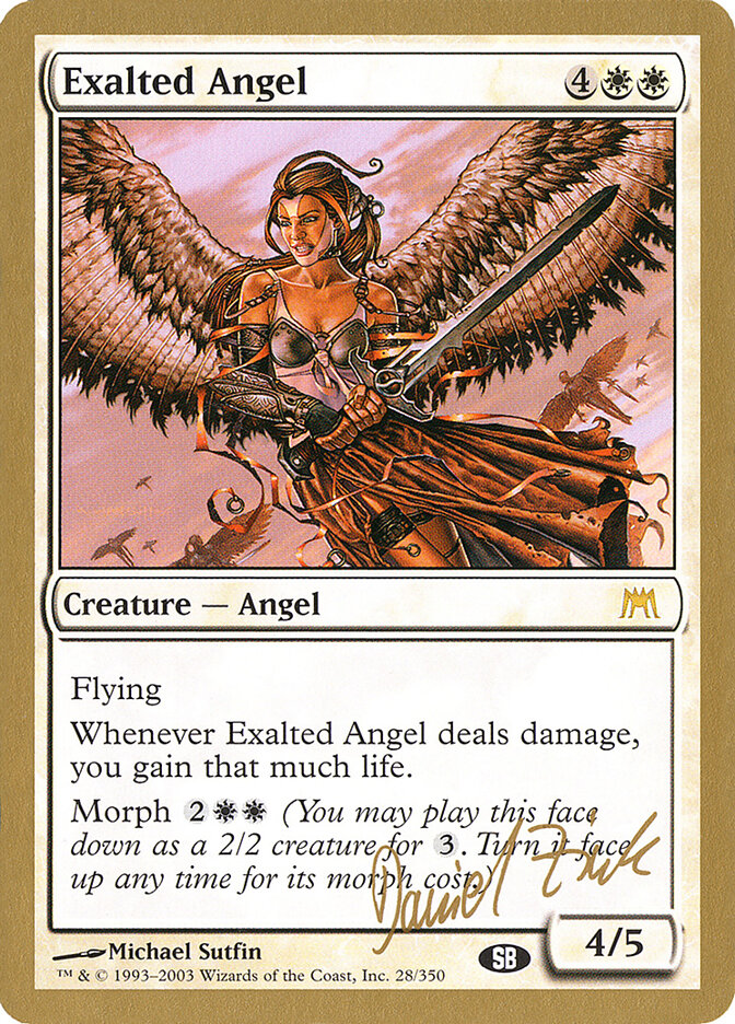 Exalted Angel card front