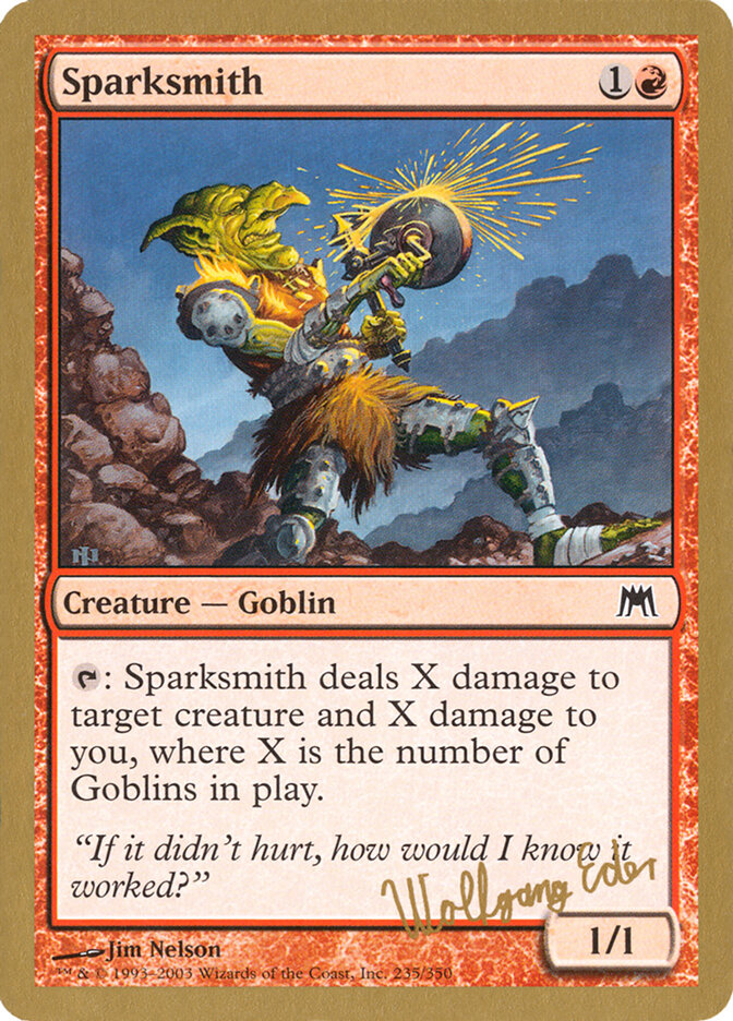 Sparksmith card front