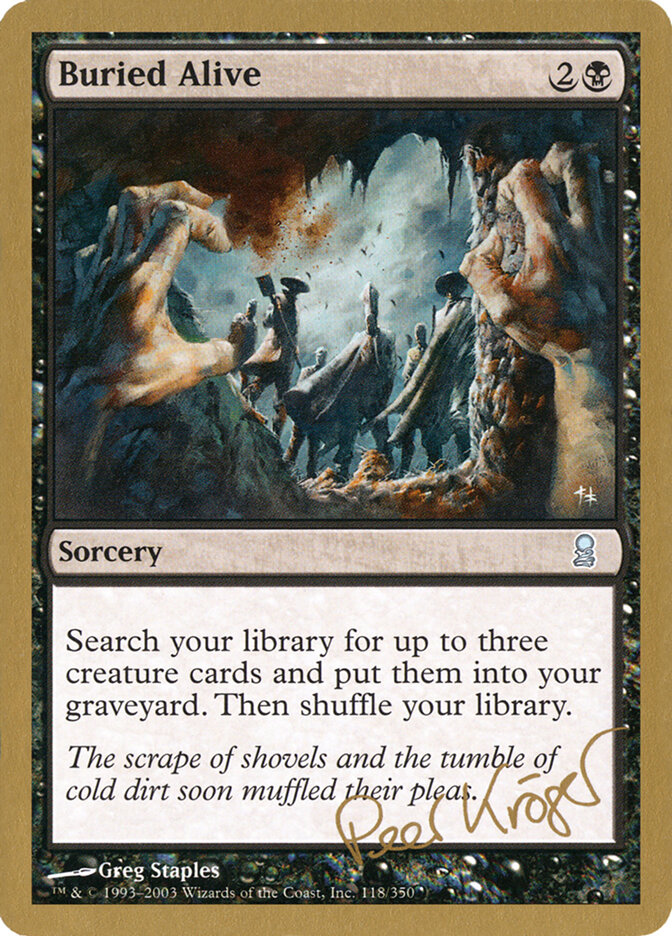 Buried Alive card front