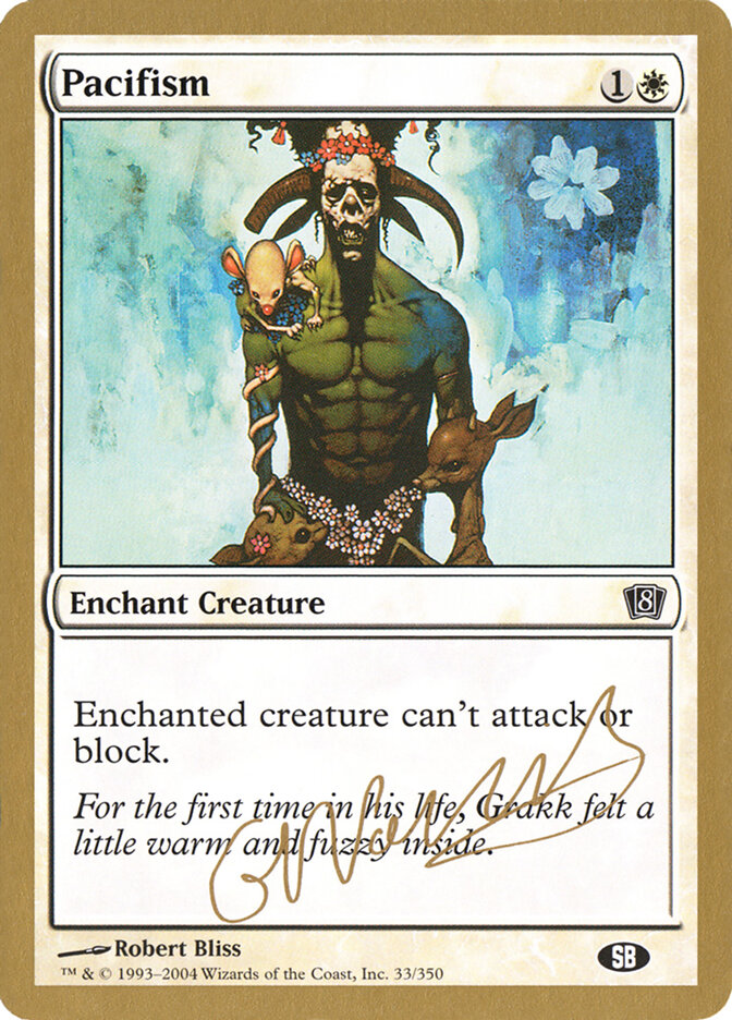 Pacifism card front