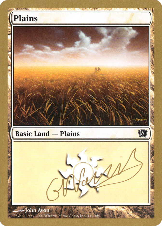 Plains card front