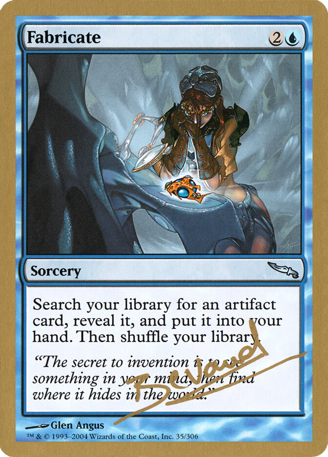 Fabricate card front