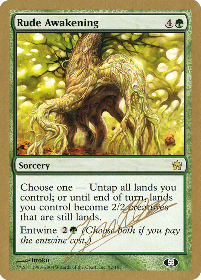 Rude Awakening card front