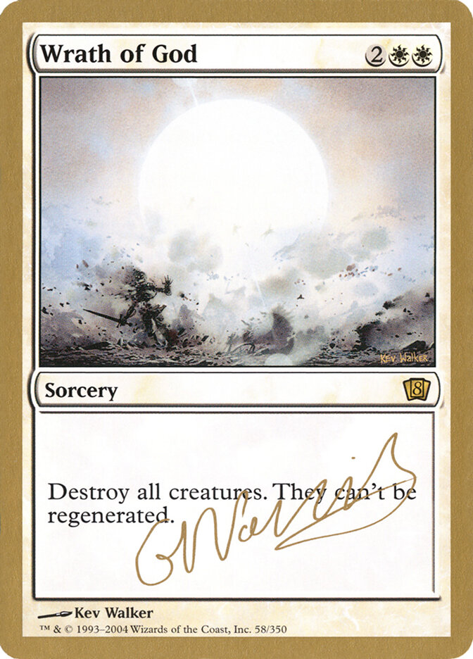 Wrath of God card front