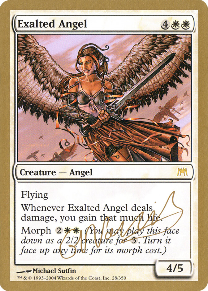 Exalted Angel card front