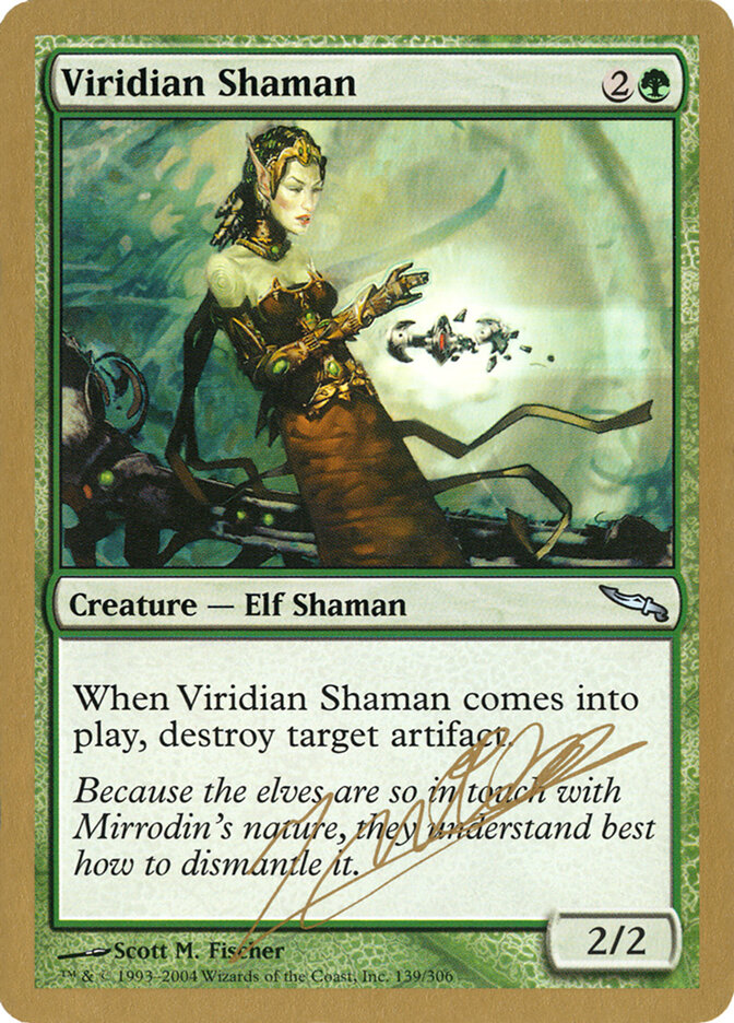 Viridian Shaman card front