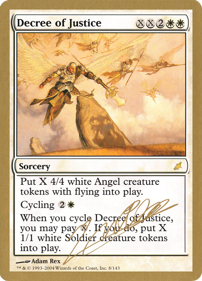 Decree of Justice card front