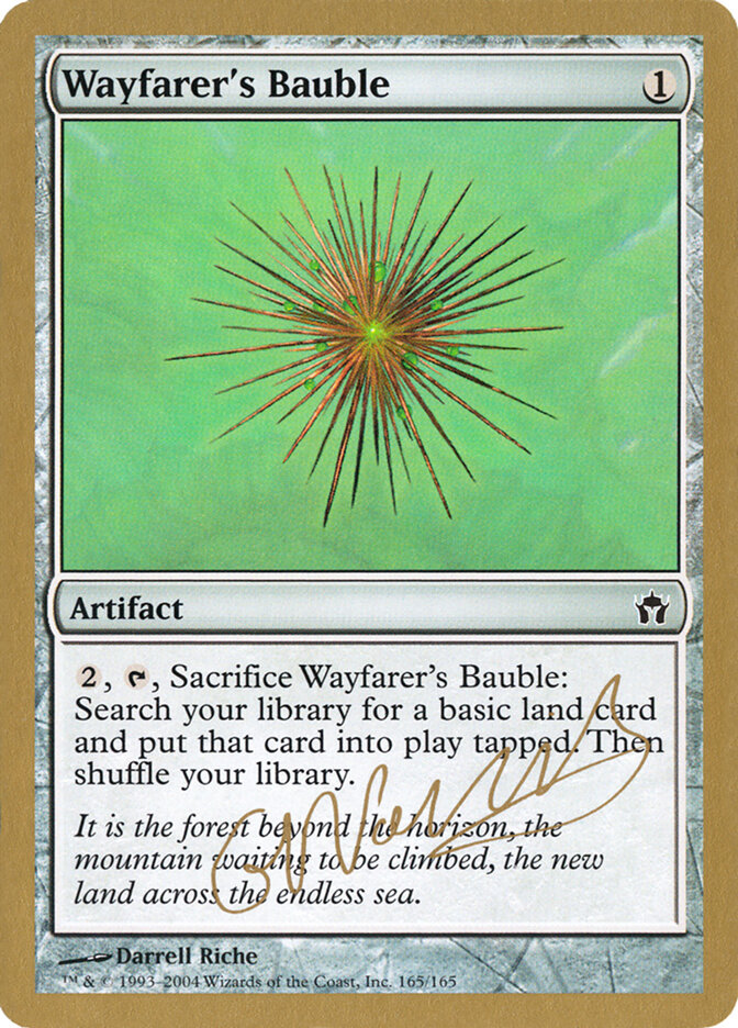 Wayfarer's Bauble card front