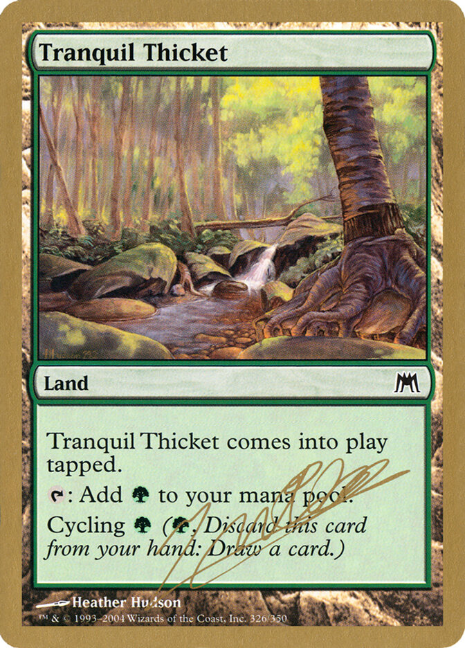 Tranquil Thicket card front