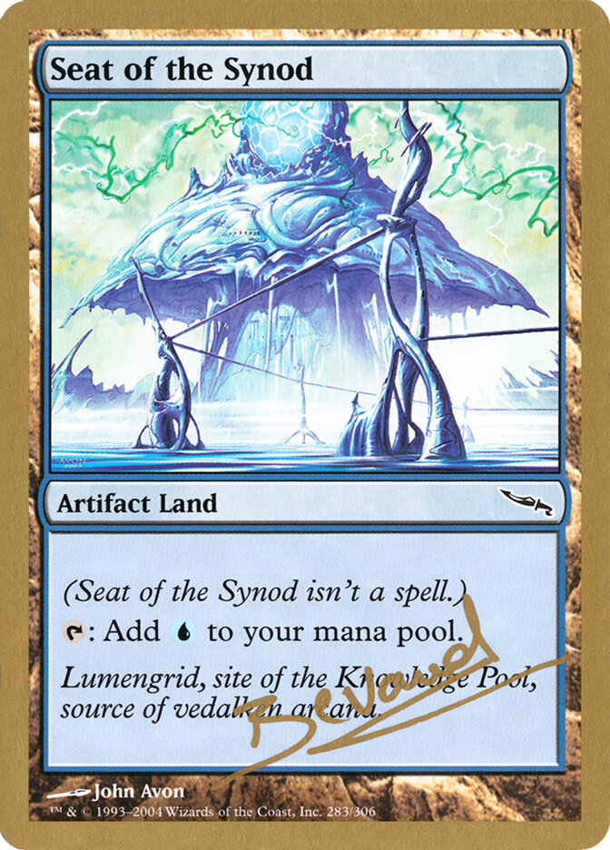 Seat of the Synod card front