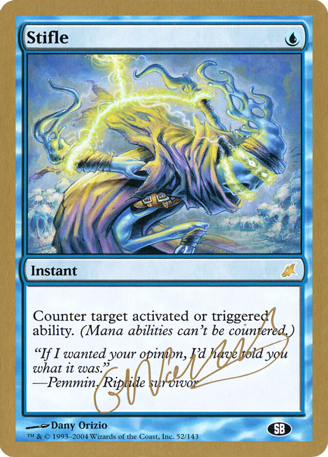 Stifle card front