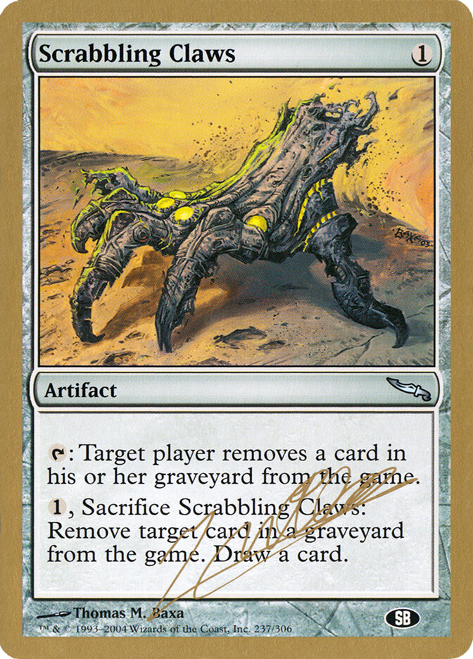 Scrabbling Claws card front