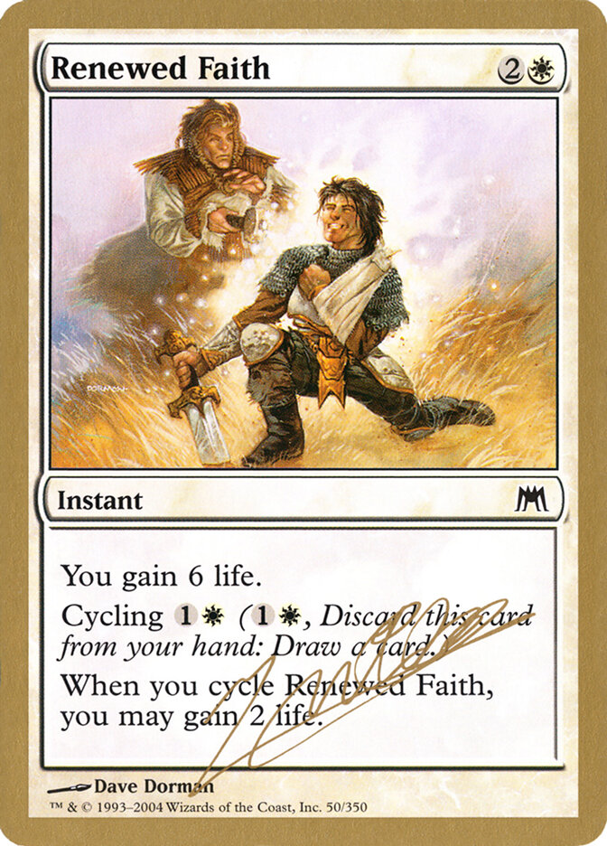 Renewed Faith card front