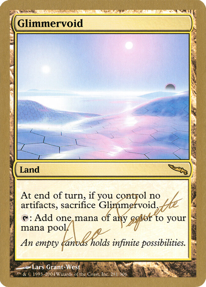 Glimmervoid card front