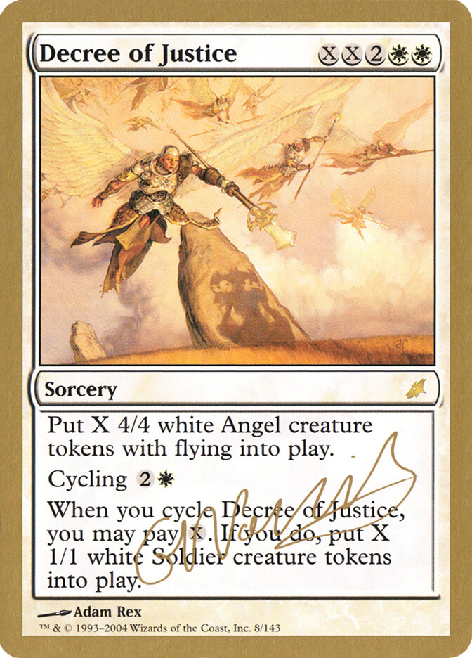 Decree of Justice card front