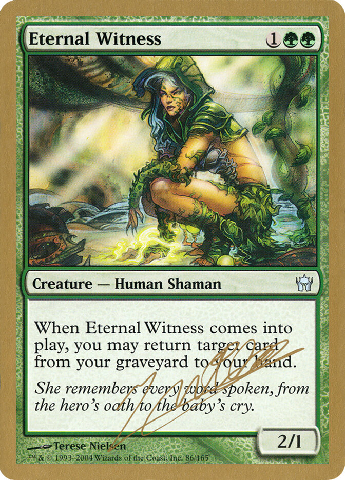 Eternal Witness card front