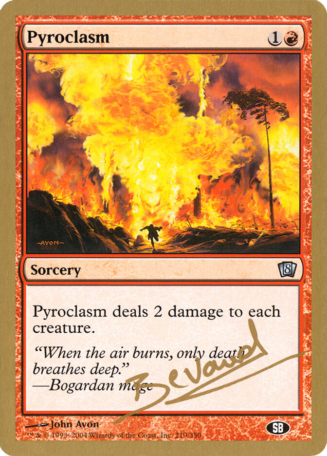 Pyroclasm card front
