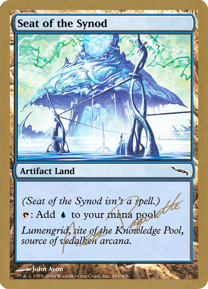 Seat of the Synod card front