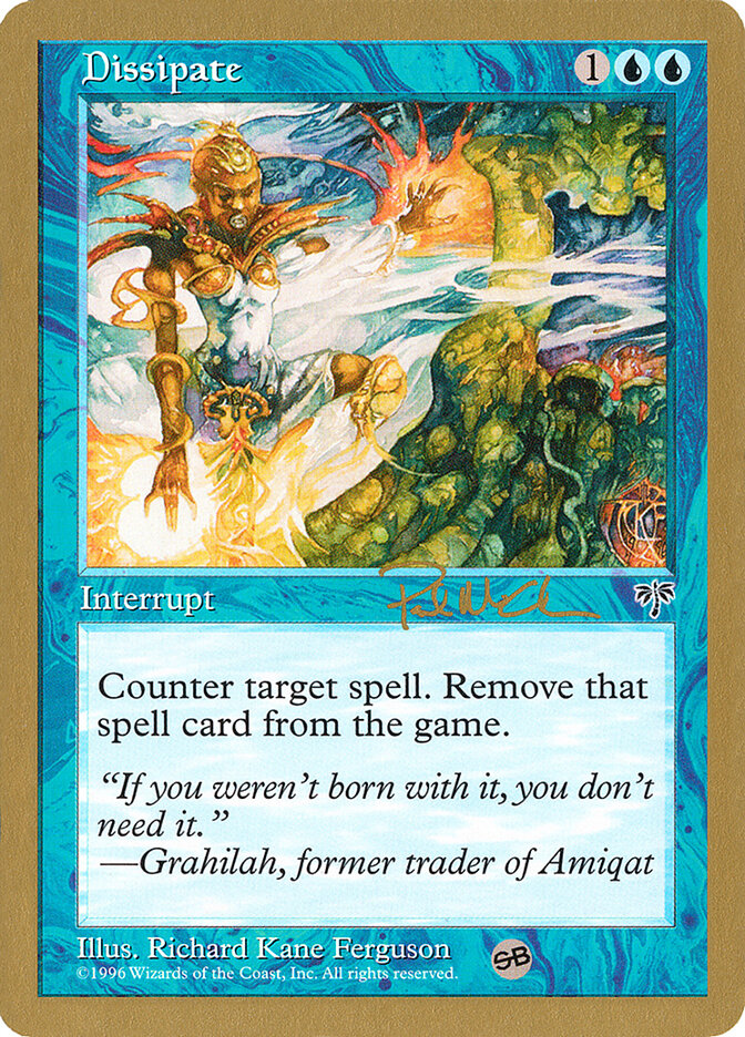 Dissipate card front