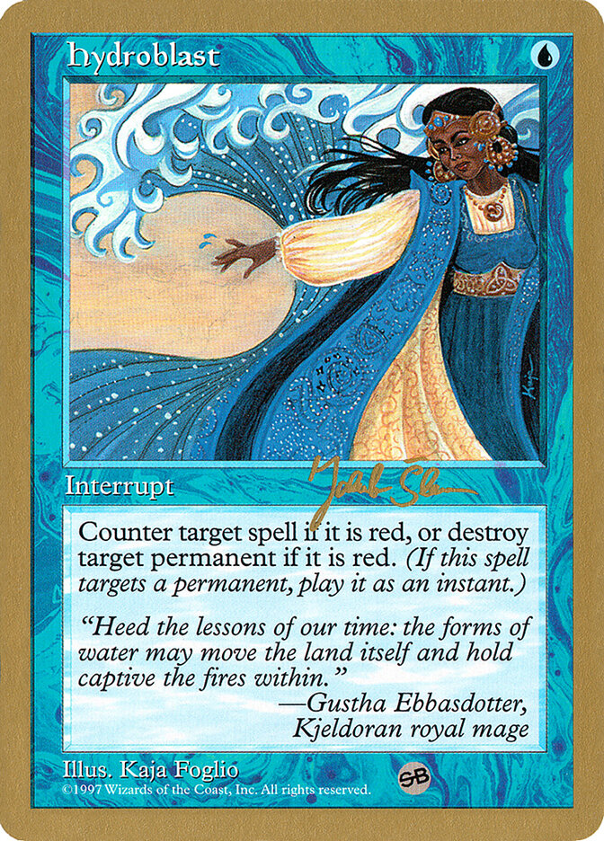 Hydroblast card front