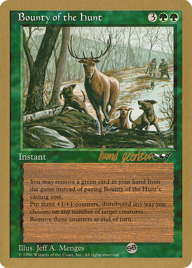 Bounty of the Hunt card front