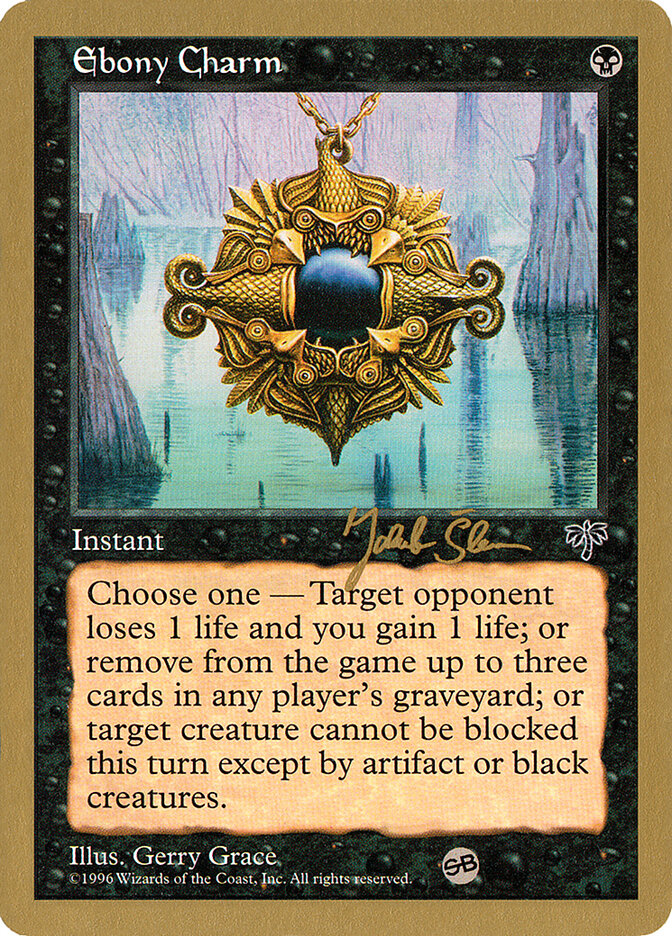 Ebony Charm card front