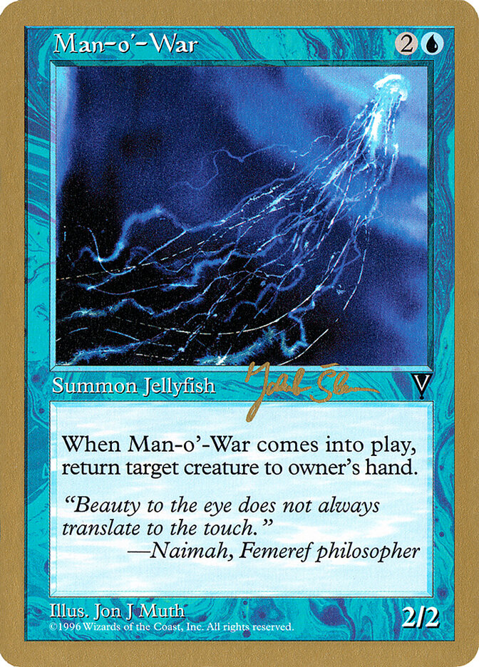 Man-o'-War card front