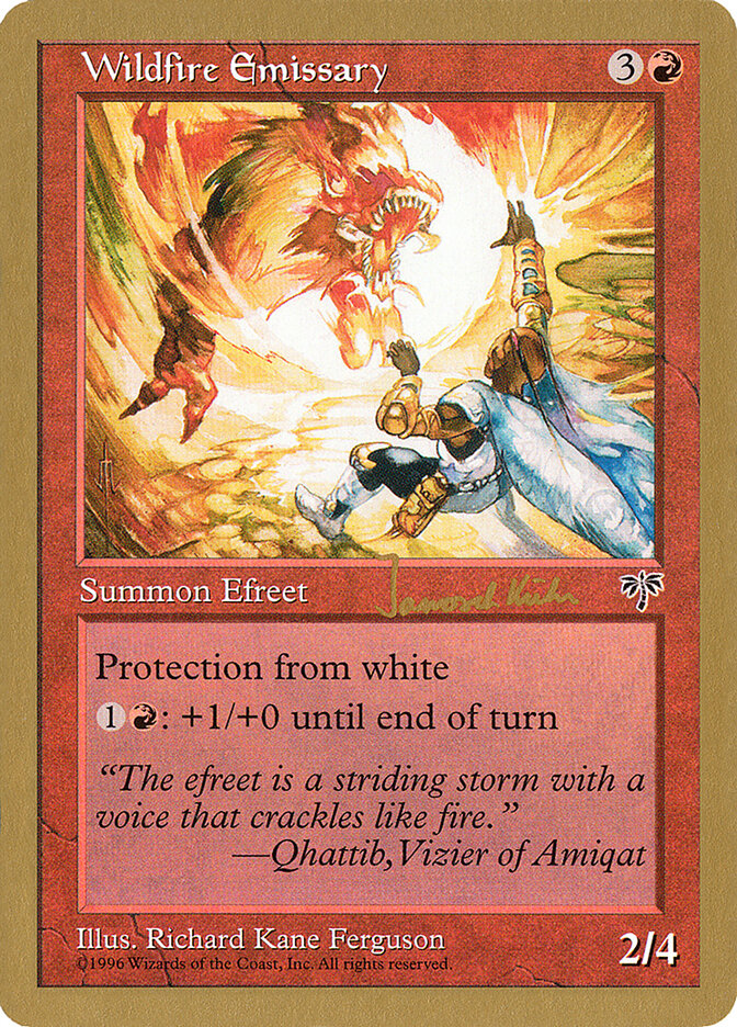 Wildfire Emissary card front