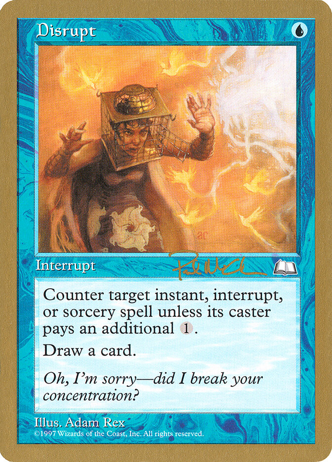 Disrupt card front