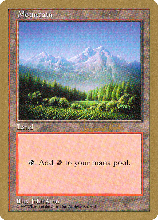 Mountain card front